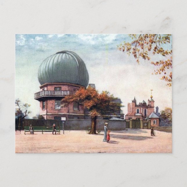 Old Postcard - Royal Observatory, Greenwich (Front)