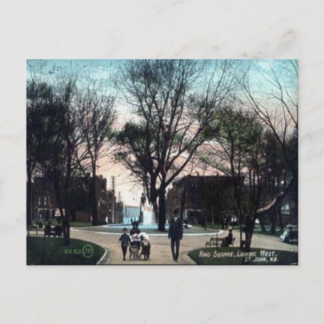 Old Postcard - Saint John, New Brunswick (Front)