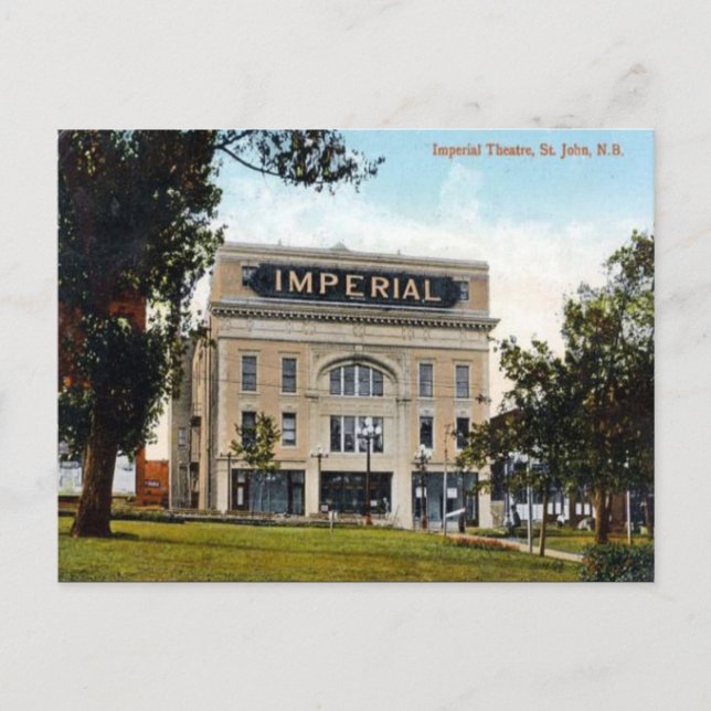 Old Postcard - Saint John, New Brunswick (Front)