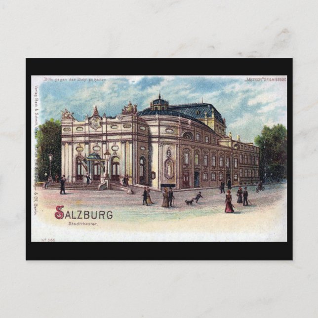 Old Postcard - Salzburg, Austria (Front)