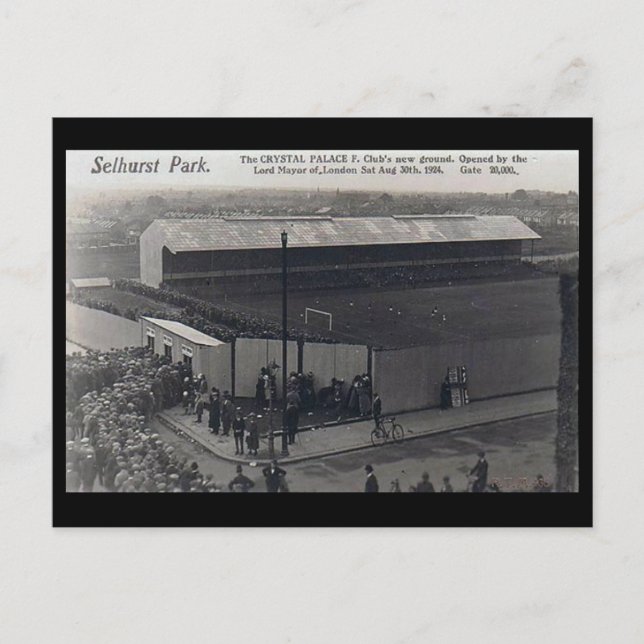 Old Postcard - Selhurst Park, London (Front)