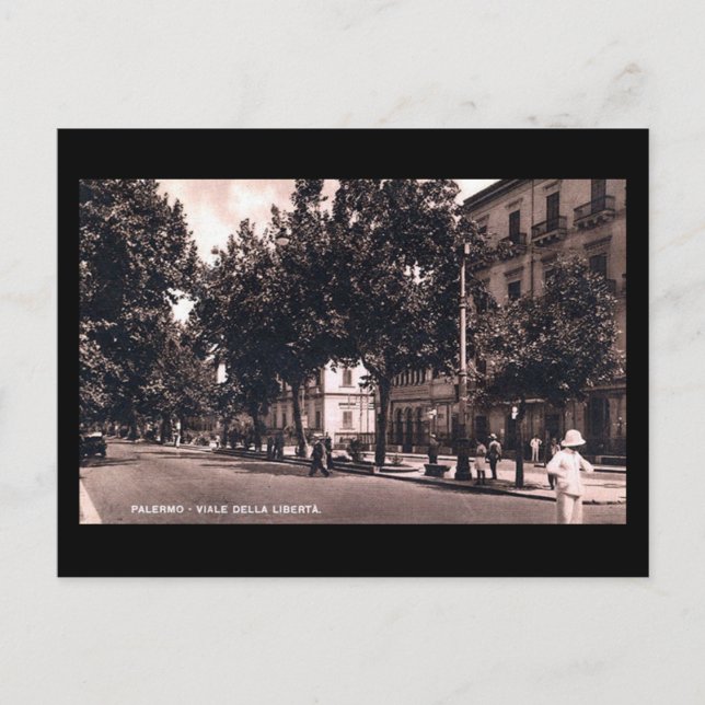 Old Postcard - Sicily, Palermo (Front)
