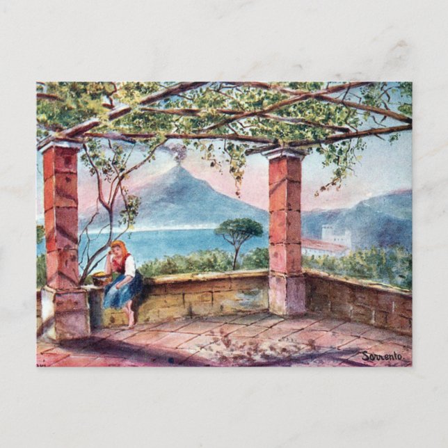 Old Postcard - Sorrento, Italy (Front)