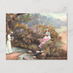 Old Postcard - Spring