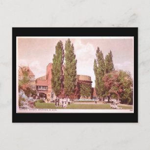 Old Postcard, Stratford-upon-Avon, Theatre Gardens Postcard
