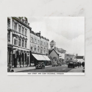Old Postcard - Swindon, Wiltshire