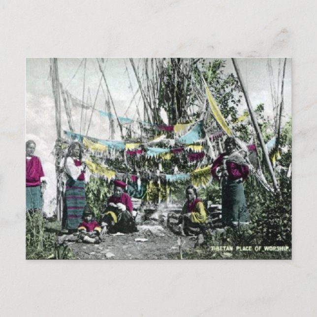 Old Postcard - Tibet (Front)