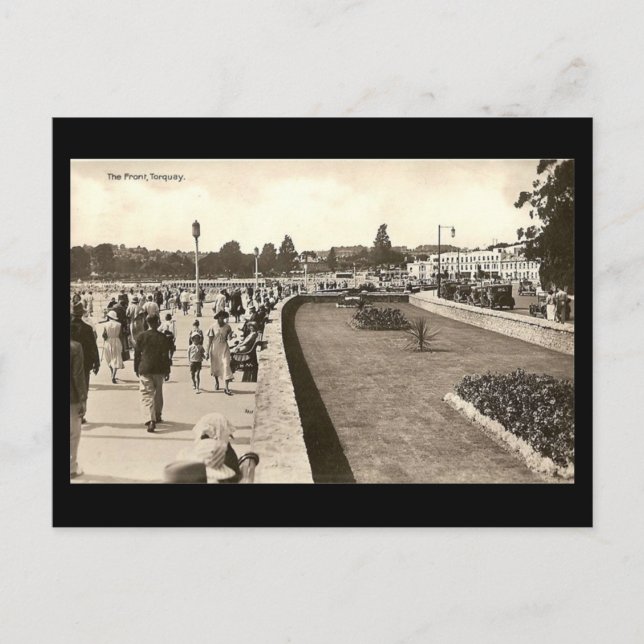 Old Postcard - Torquay, Devon (Front)