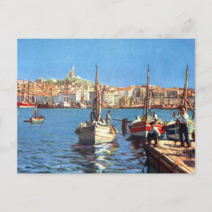 Old Postcard - Vieux Port, Marseille