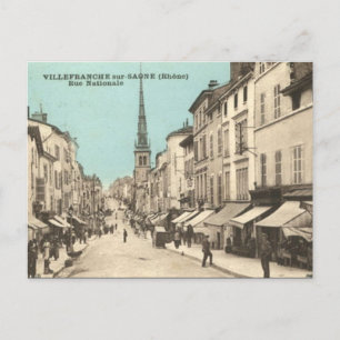 Old Postcard - Villefranche-sur-Saone, Rhone