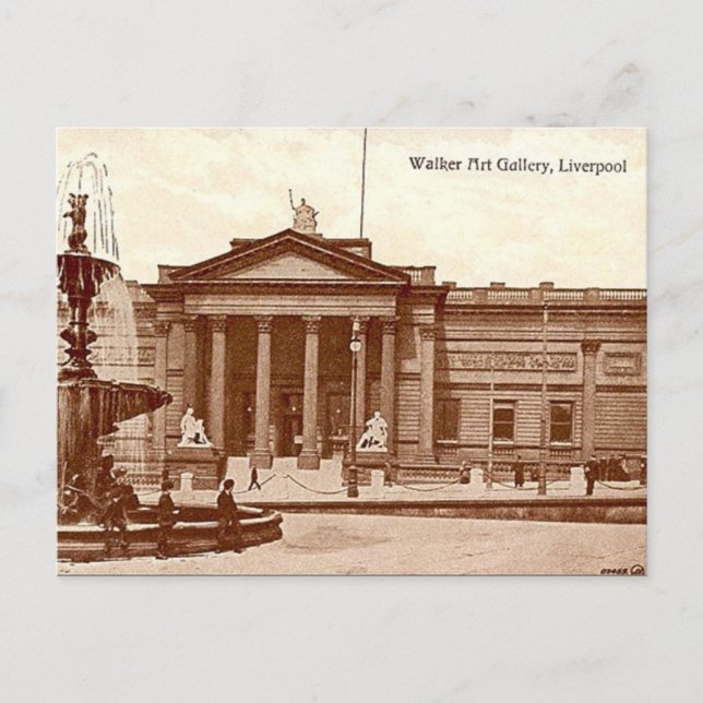 Old Postcard - Walker Art Gallery, Liverpool (Front)