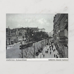 Old Postcard - Warsaw, Poland