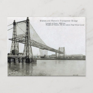 Old Postcard - Widnes & Runcorn Transporter Bridge