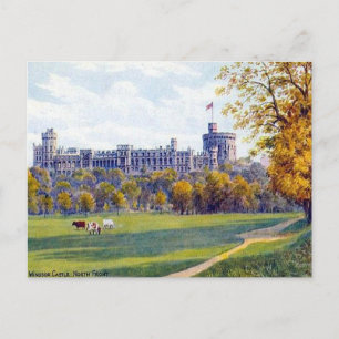 Old Postcard - Windsor Castle, North Front