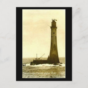 Old Postcard - Wolf Rock Lighthouse, Land's End
