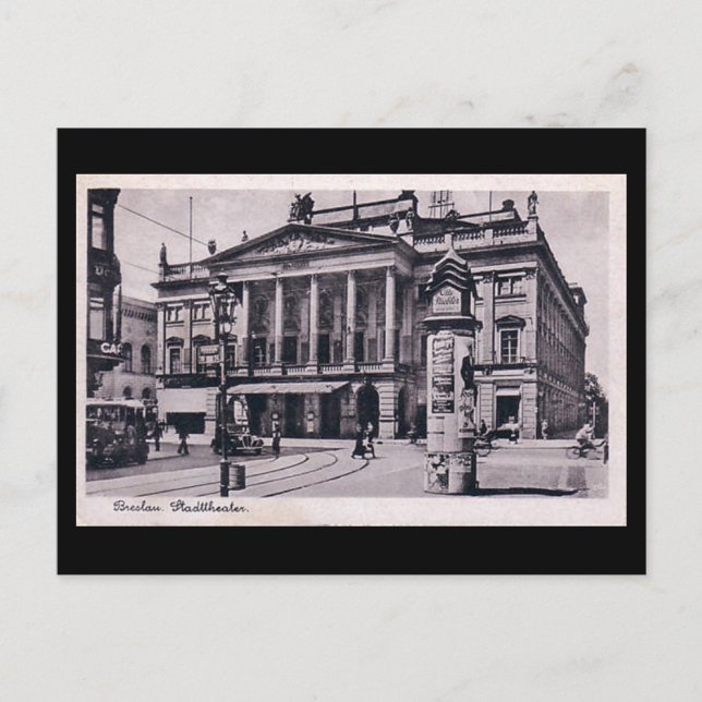 Old Postcard - Wroclaw, Poland (Front)