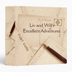 Old Postcards 1.5" Binder (Different Spine)