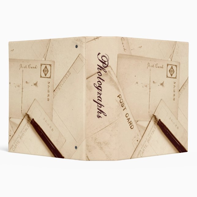 Old Postcards 2" Photo Album Binder (Background)