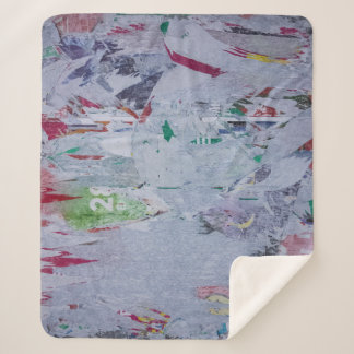 Old posters winter look white green grey red 28 sherpa blanket