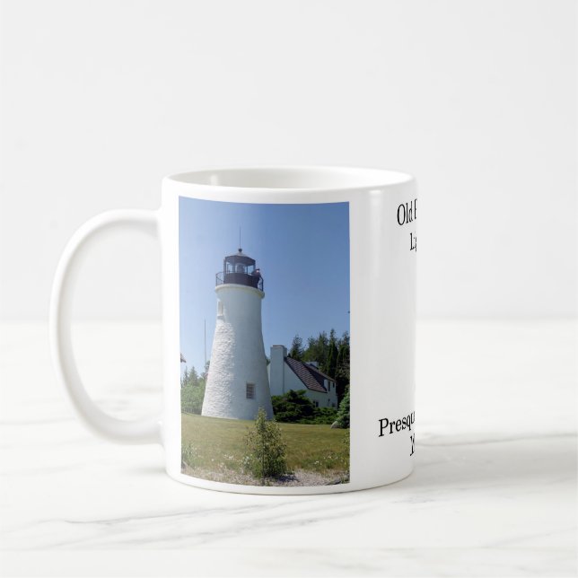 Old Presque Isle Lighthouse mug (Left)