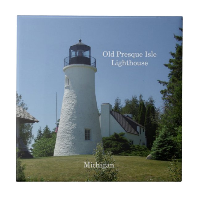 Old Presque Isle Lighthouse tile (Front)