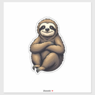 Old Print Sloth Art Vintage Graphic 2