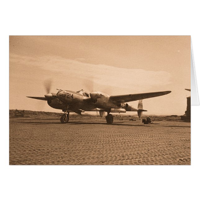 Old Prop Plane (Front Horizontal)