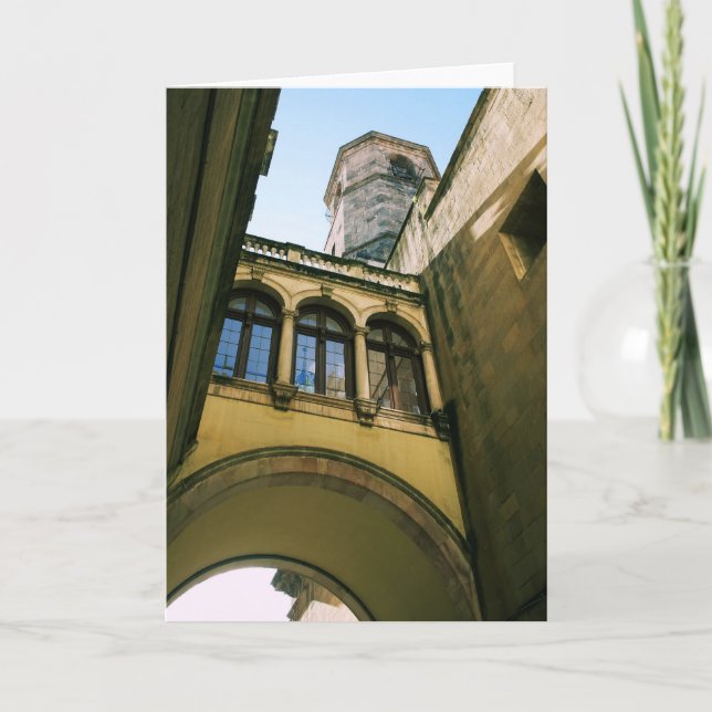 Old Quarter Barcelona Blank Greeting Card (Front)