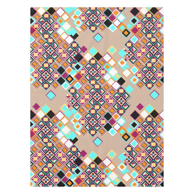 Old Quarter (Spanish Tiles) Tablecloth by KCS (Front)