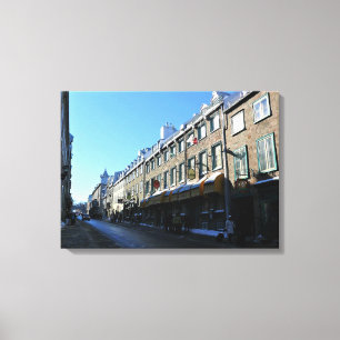 Old Quebec City, Quebec, Canada Canvas Print