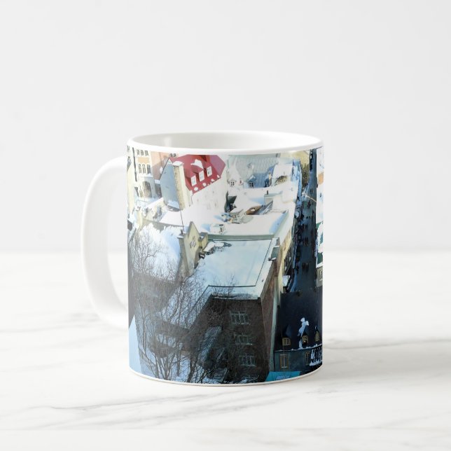 Old Quebec City, Quebec, Canada Coffee Mug (Front Left)