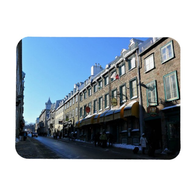 Old Quebec City, Quebec, Canada Magnet (Horizontal)