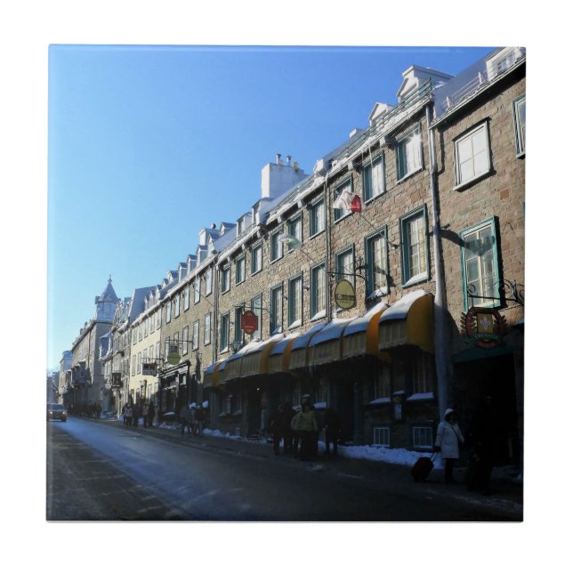 Old Quebec City, Quebec, Canada Tile (Front)
