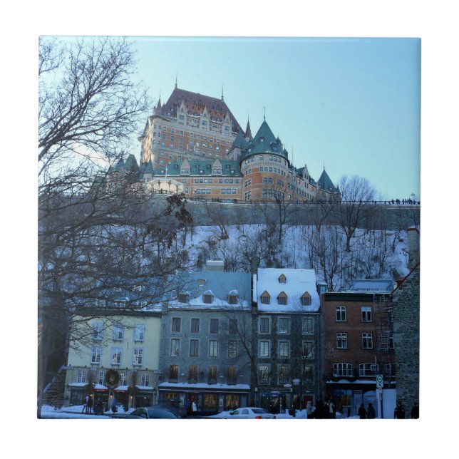 Old Quebec City, Quebec, Canada Tile (Front)