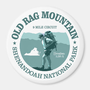 Old Rag Mountain (rd) Magnet