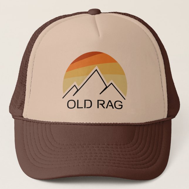 Old Rag Mountain Retro Trucker Hat (Front)