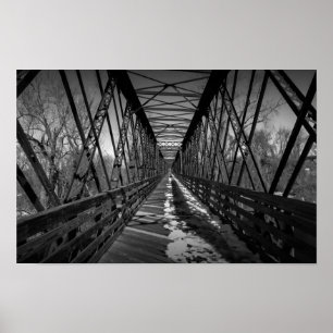 Old Railroad Bridge Poster