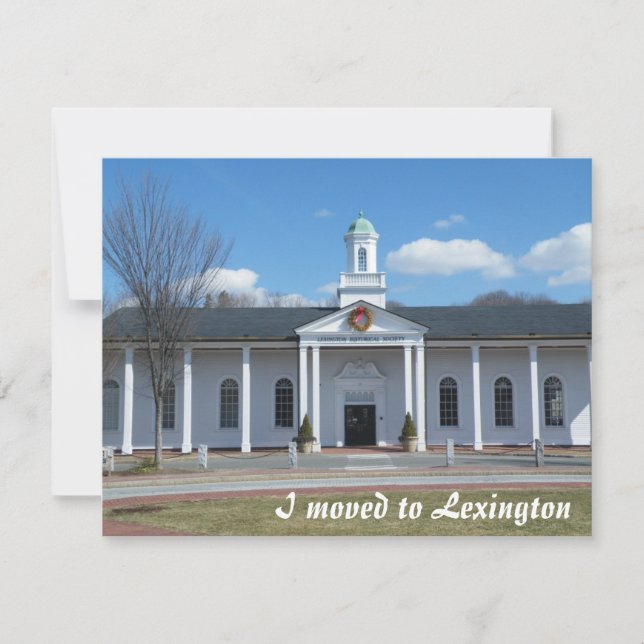 Old Railroad station - Lexington Postcard (Front)
