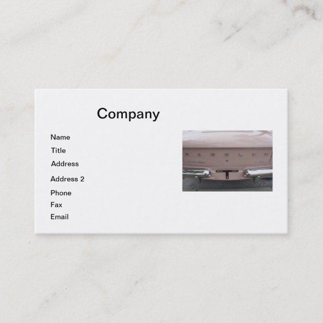 Old Rambler Business Card (Front)