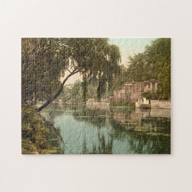Old Reach, Thorpe, Norwich, Norfolk, England Jigsaw Puzzle (Horizontal)