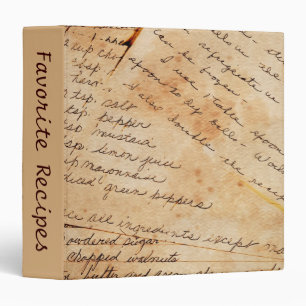 Old Recipes 1.5" Recipe Binder