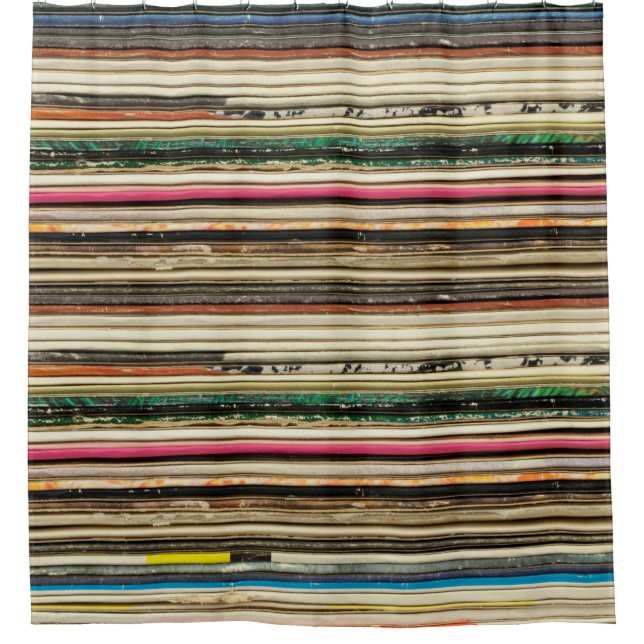 Old record carton covers stacked in pilerecord, vi (Front)