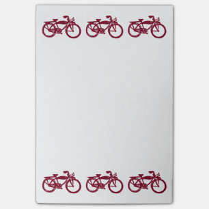 Old red bike Post-it notes