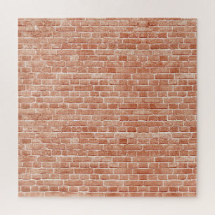 Old red brick wall texture. jigsaw puzzle