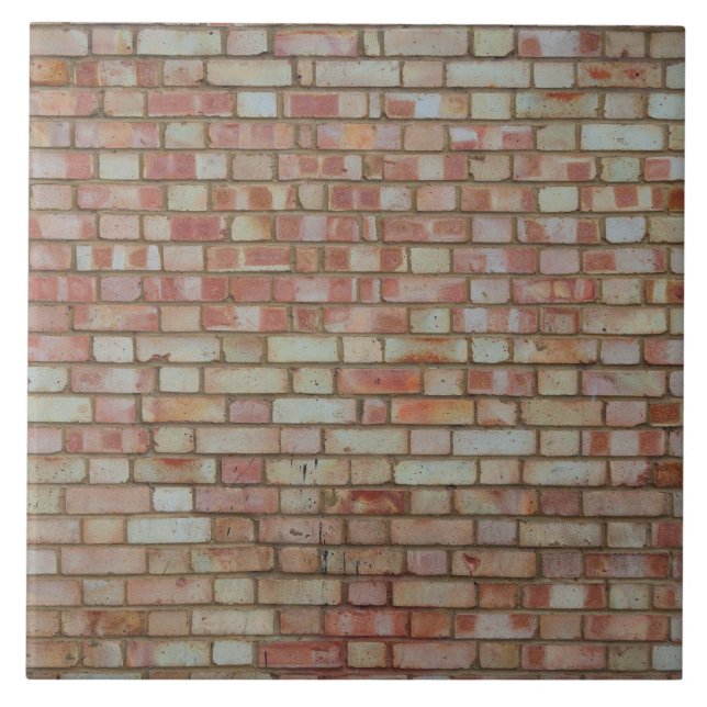 Old red brick wall texture tile (Front)
