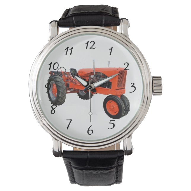 old red tractor watch (Front)