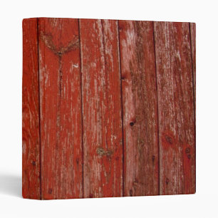 Old red wood binder
