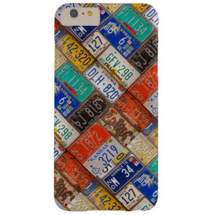 Old retro car license plates barely there iPhone 6 plus case