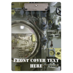 old retro submarine clipboard