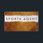 Old Ripped Paper Sports Agent Business Card<br><div class="desc">Old Ripped Paper Sports Agent Business Card.</div>